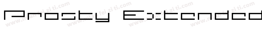 Prosty Extended字体转换